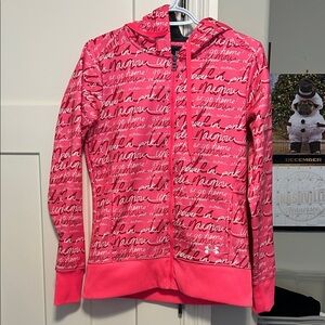 Under Armour Pink Hoodie Sweatshirt